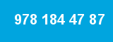 978 184 47 87